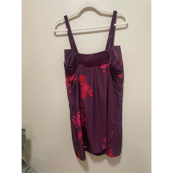 Free People Tie A Bow Mini Dress Size L - Picture 5 of 7